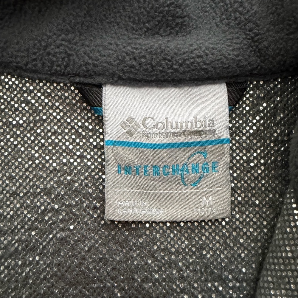 Columbia Kids Interchange Omni-Heat Jacket, Size M, Gray, Fleece, Full Zip - Picture 6 of 7